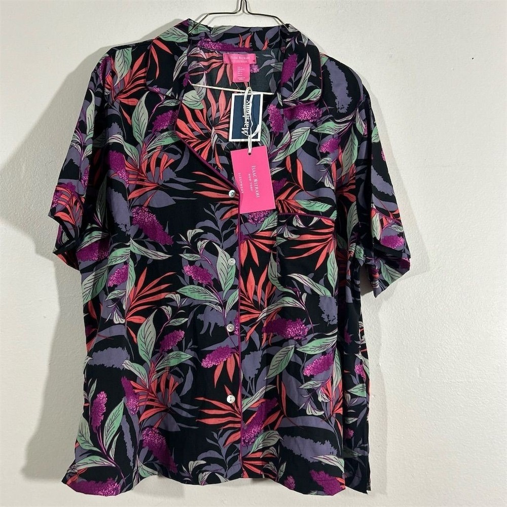 Isaac Mizrahi Women's Floral Cami Pajama Top Size L Multicolor